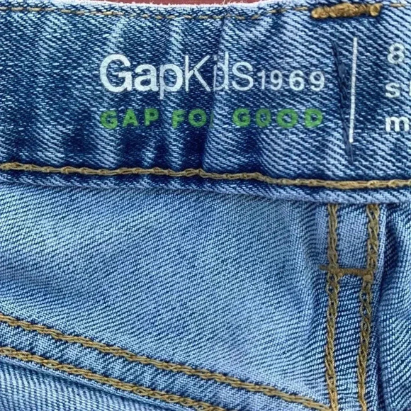 Five for 25 Gap 1969, regular  skinny, light wash jeans - Picture 3 of 9